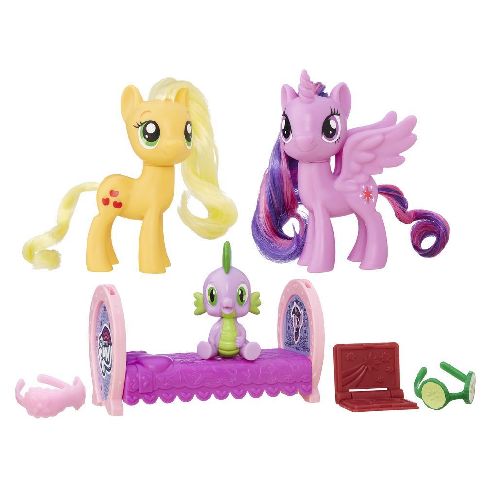 Игровой набор Hasbro пони-модницы: парочки Twilight Sparkle & Applejack b9850